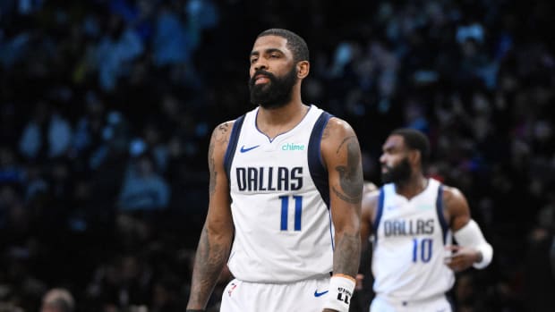 Dallas Mavericks guard Kyrie Irving